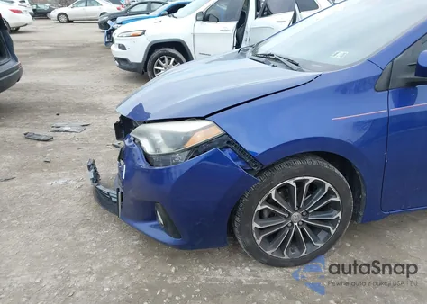 2015 Toyota Corolla S Plus from USA, damaged, VIN 2T1BURHE3FC432369
